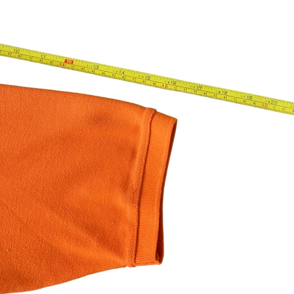 Lacoste Mens Short Sleeve Orange Polo Shirt Size 7 XXL Casual Classic Fit Preppy - Picture 9 of 9